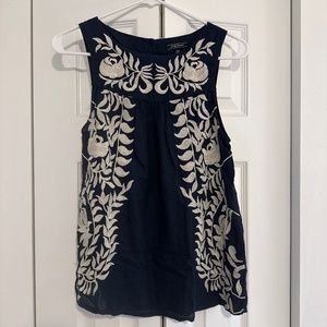 Lucky Brand Navy Blue tank top